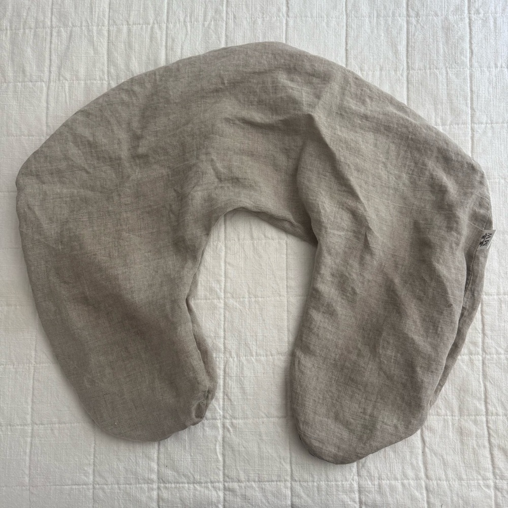 Madly Wish Linen Nursing Pillow Cover